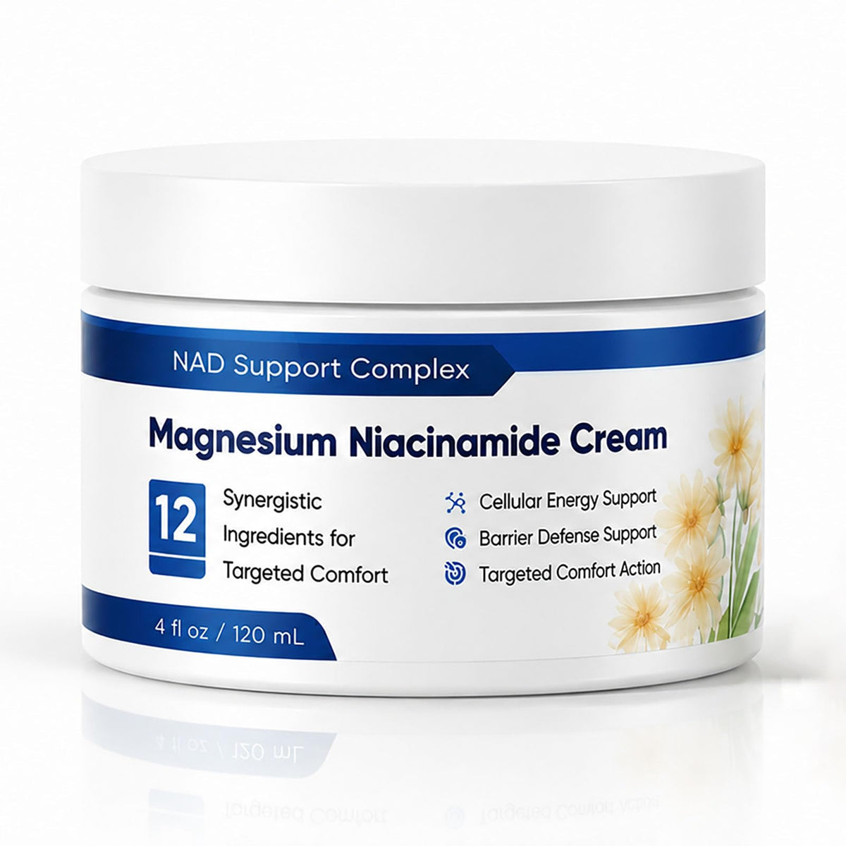 Crème au magnésium et niacinamide Nordvida 113g vue de face