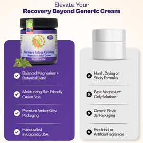 Crème au magnésium Taspen's Organics avec arnica et calendula
