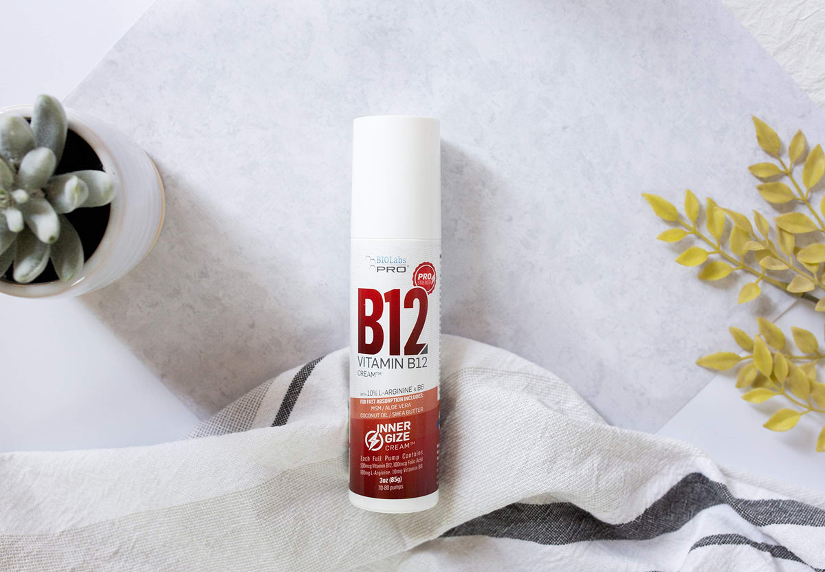 Crème B12 BIOLABS PRO avec aloe vera et beurre de karité