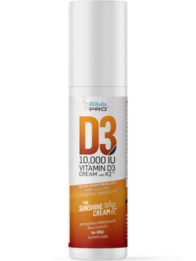 Crème BIOLABS PRO avec Vitamine D3 10000UI, vue de face