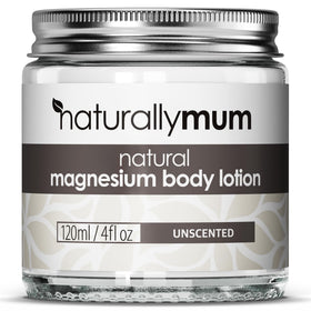 Crème corporelle au magnésium NaturallyMum 272g vue de face