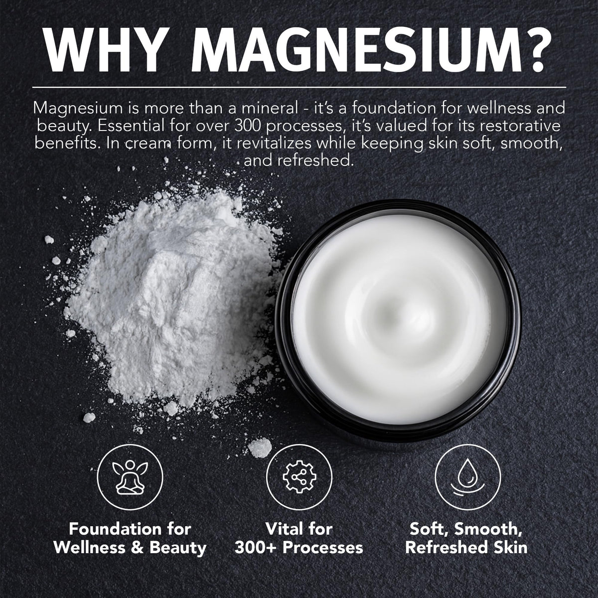 Crème de magnésium 5kind avec arnica et eucalyptus sur une table