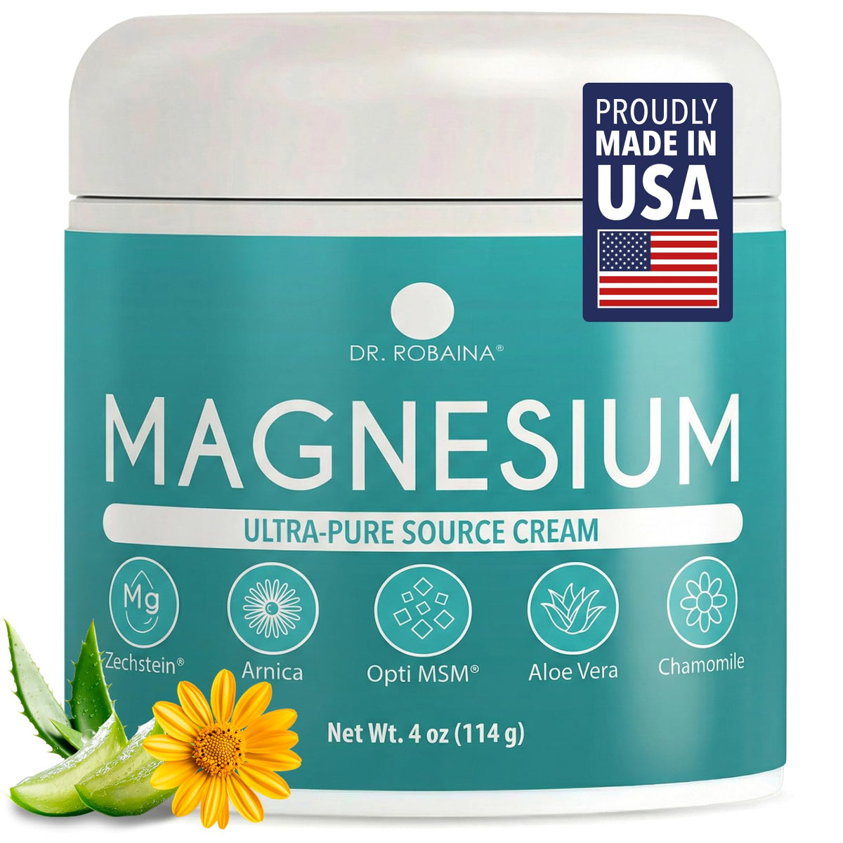 Crème de magnésium Dr. Robaina 159g vue de face
