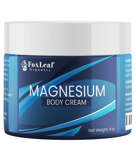 Crème de magnésium FOXLEAF 150g vue de face avec étiquette