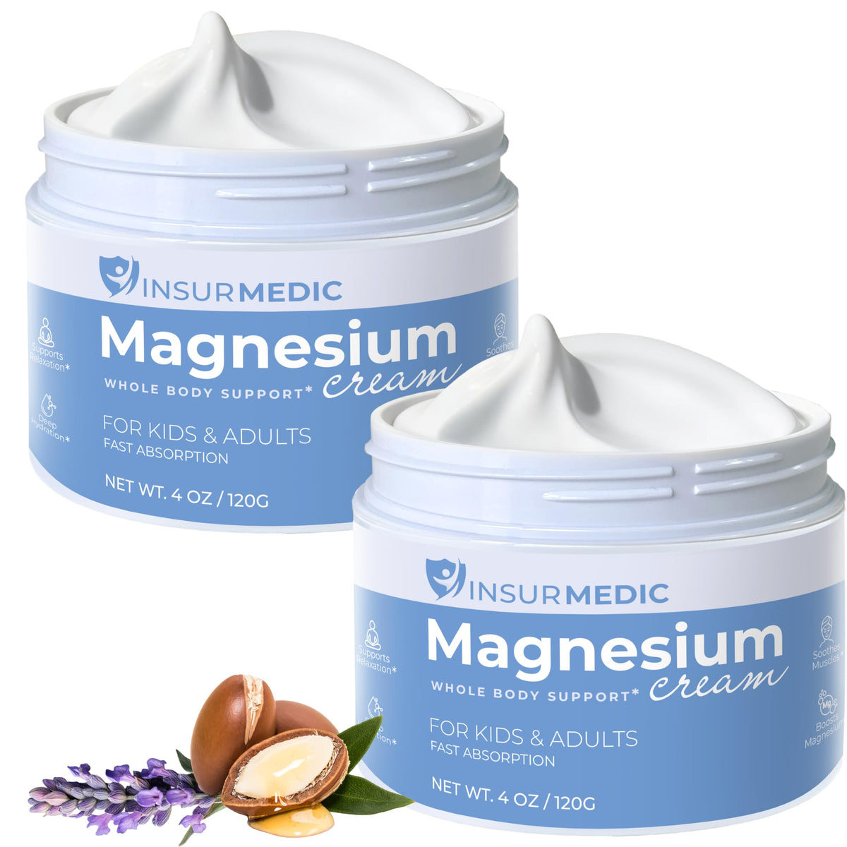 Crème de Magnésium InsurMedic, lot de 2, vue avant