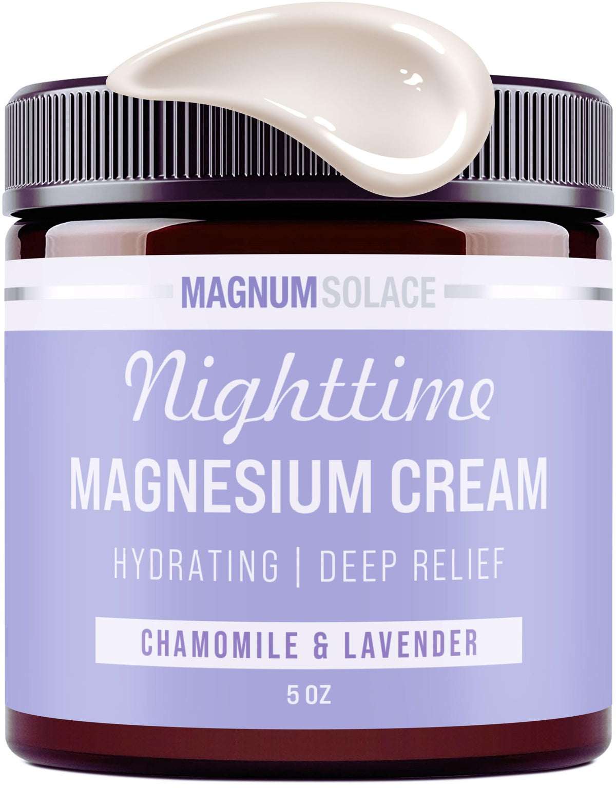 Crème de magnésium Magnum Solace pot vue de face