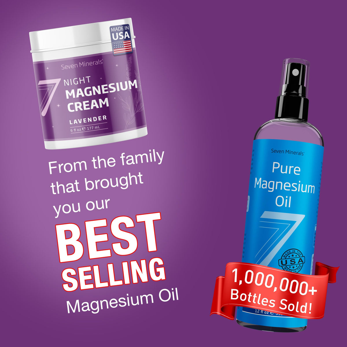 Crème de magnésium Seven Minerals 181g en utilisation