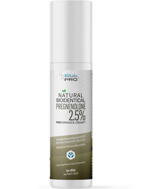 Crème de Pregnénolone BIOLABS PRO 2,5% 118g vue avant
