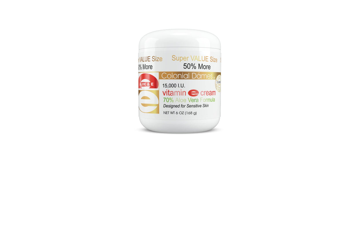 Crème Hydratante à la Vitamine E et Aloe Vera 70% Colonial Dames vue de face