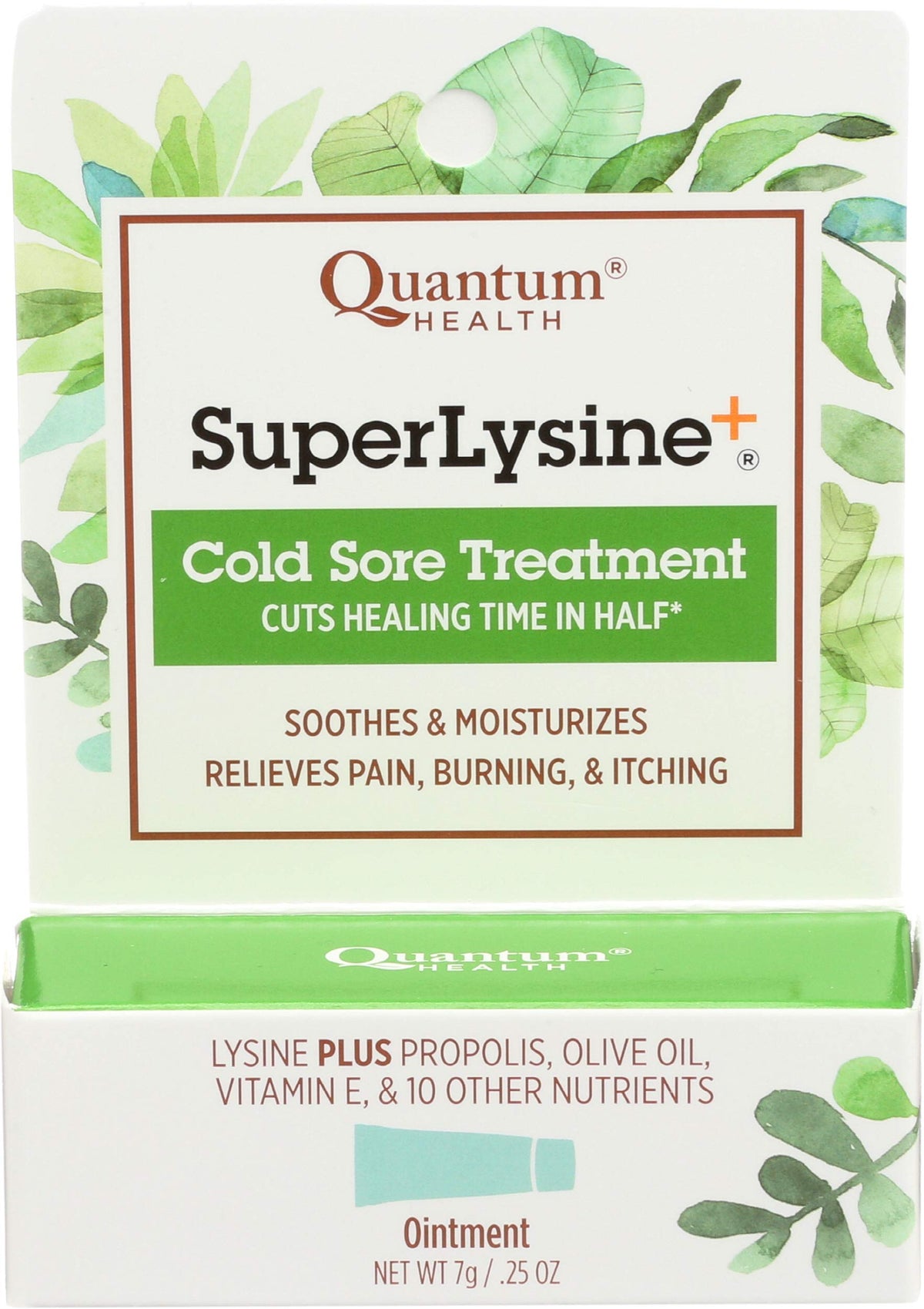 Crème L-Lysine Quantum 7 g vue avant avec packaging
