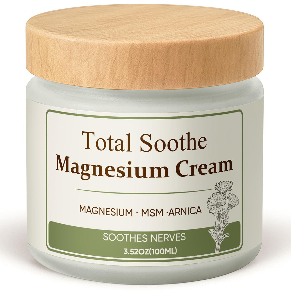Crème Magnésium Zotreval 249g, vue avant avec texture crémeuse