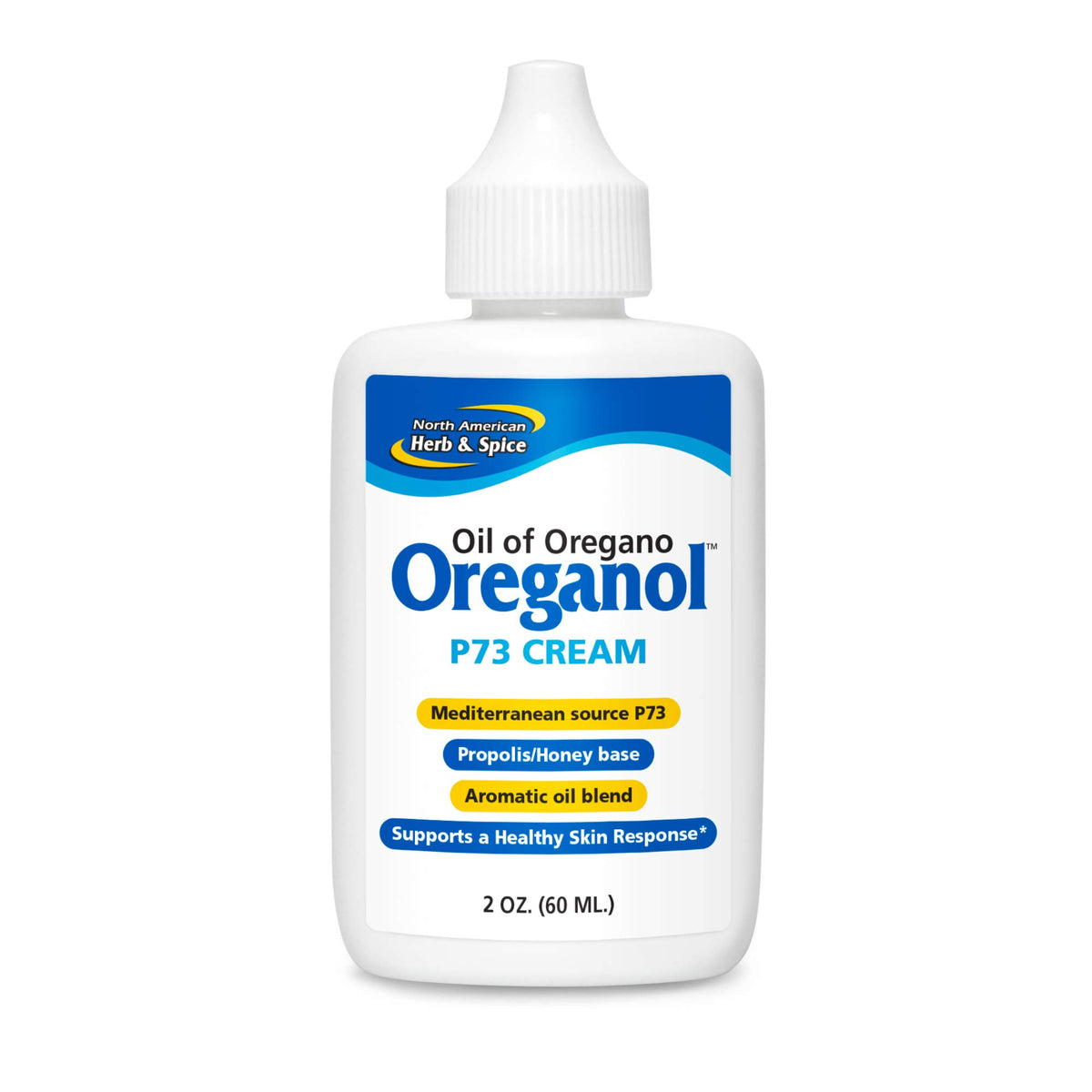 Crème Oreganol P73 60 ml vue de face avec emballage