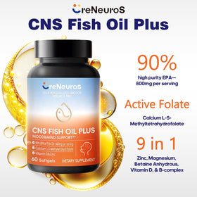 CreNeuroS Huile de Poisson Plus ingrédients listés