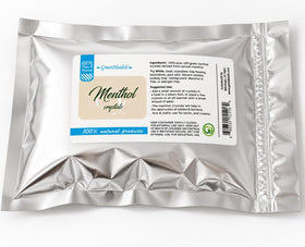 Cristaux de menthol GreenHealth 100% pur, emballage avant
