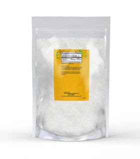 Cristaux de Poudre de Vitamine C Unpretentious dans un bol