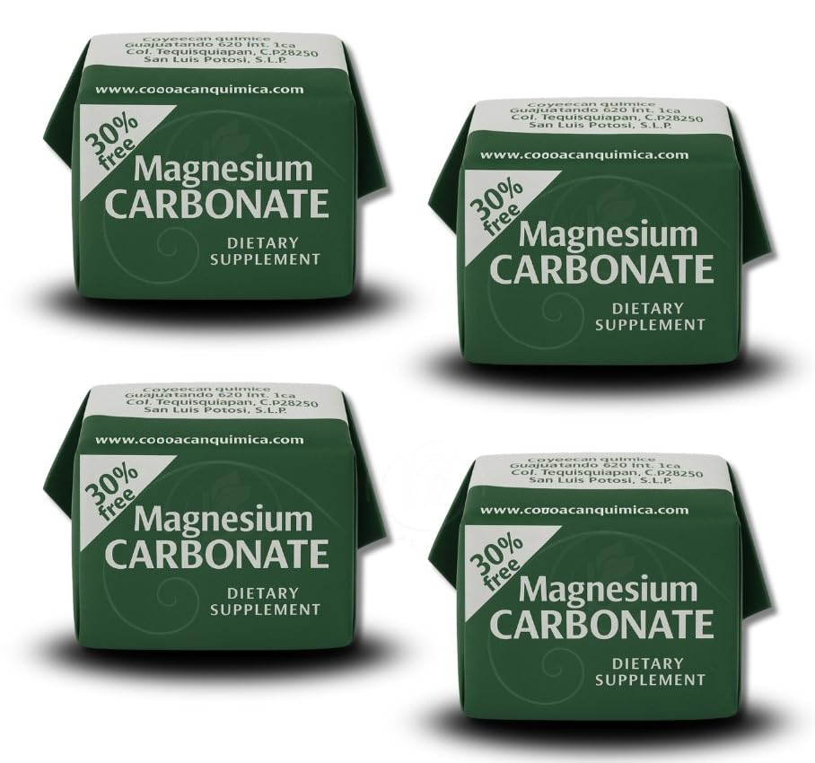 Cubes de carbonate de magnésium de 7g en emballage