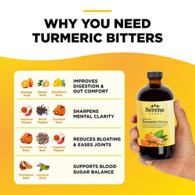 Cuillère à soupe de curcuma liquide Serene Herbs