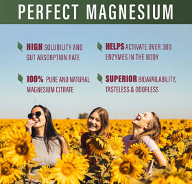 Cuillère de poudre de magnésium Perfect Supplements