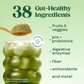 Cuillère de poudre de superfoods Greens de Bloom Nutrition