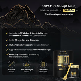 Cuillère doseuse fournie avec la résine de Shilajit