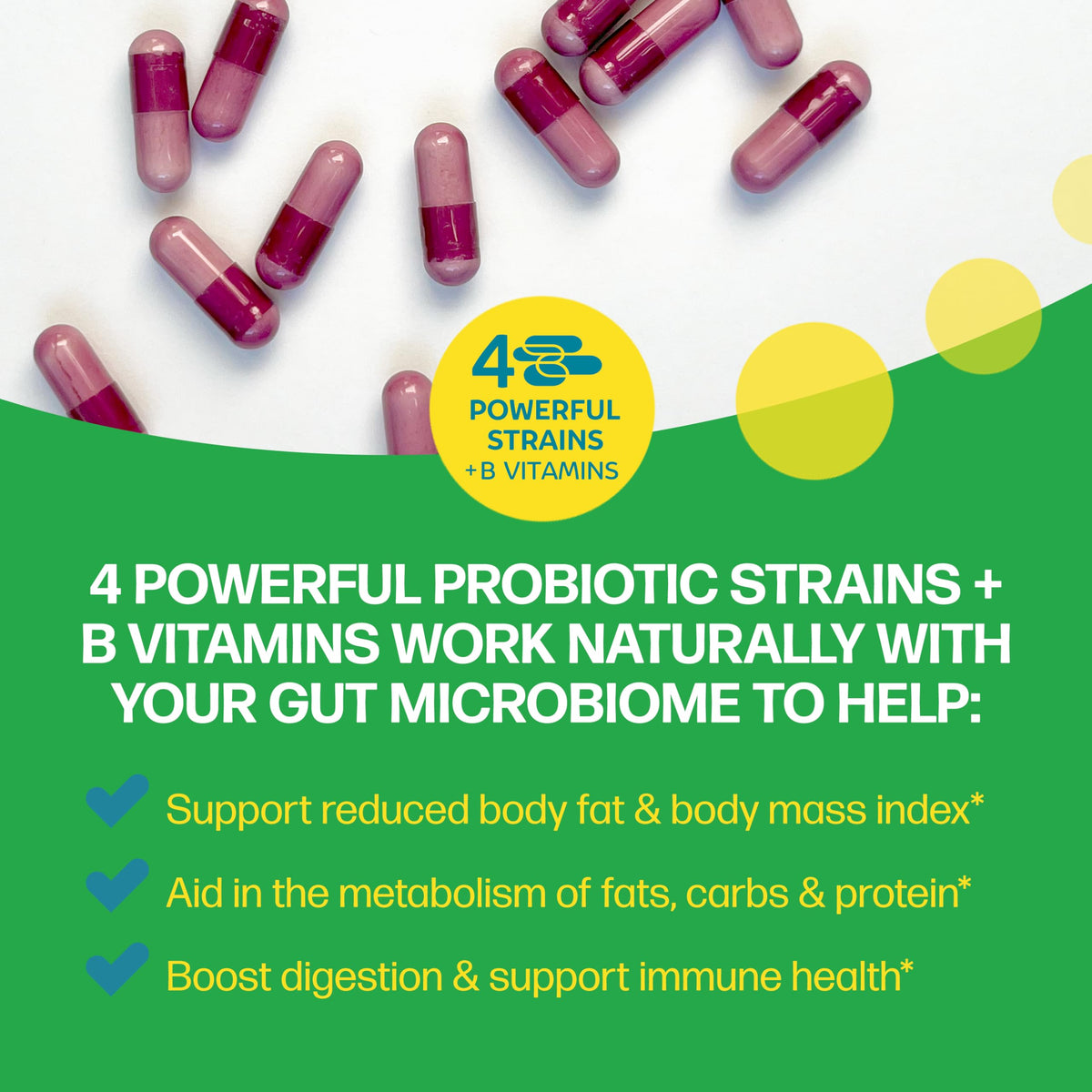 Culturelle Complément Alimentaire SlimBiotics 30 Capsules côté