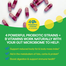Culturelle Complément Alimentaire SlimBiotics 30 Capsules côté