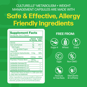 Culturelle Complément Alimentaire SlimBiotics 30 Capsules vue arrière