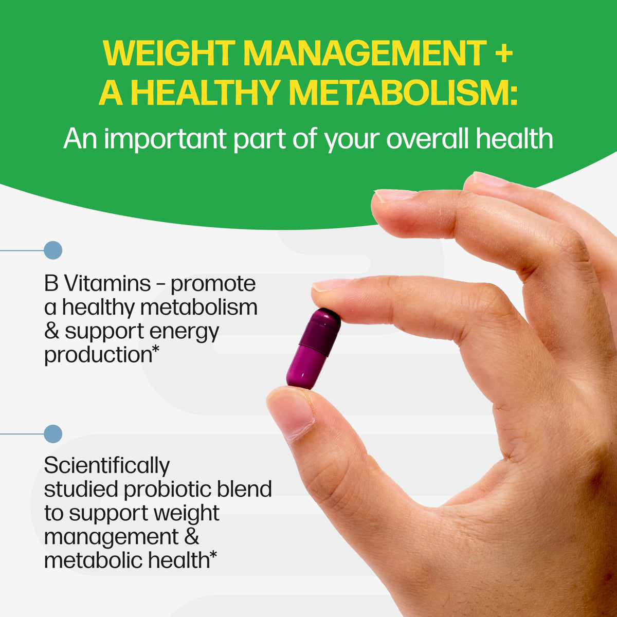 Culturelle Complément Alimentaire SlimBiotics capsules sur une table