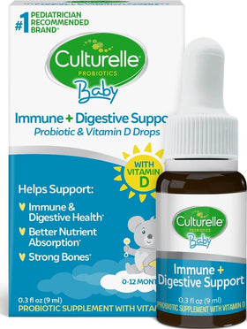 Culturelle Gouttes Probiotiques Bébé 9ml flacon avant