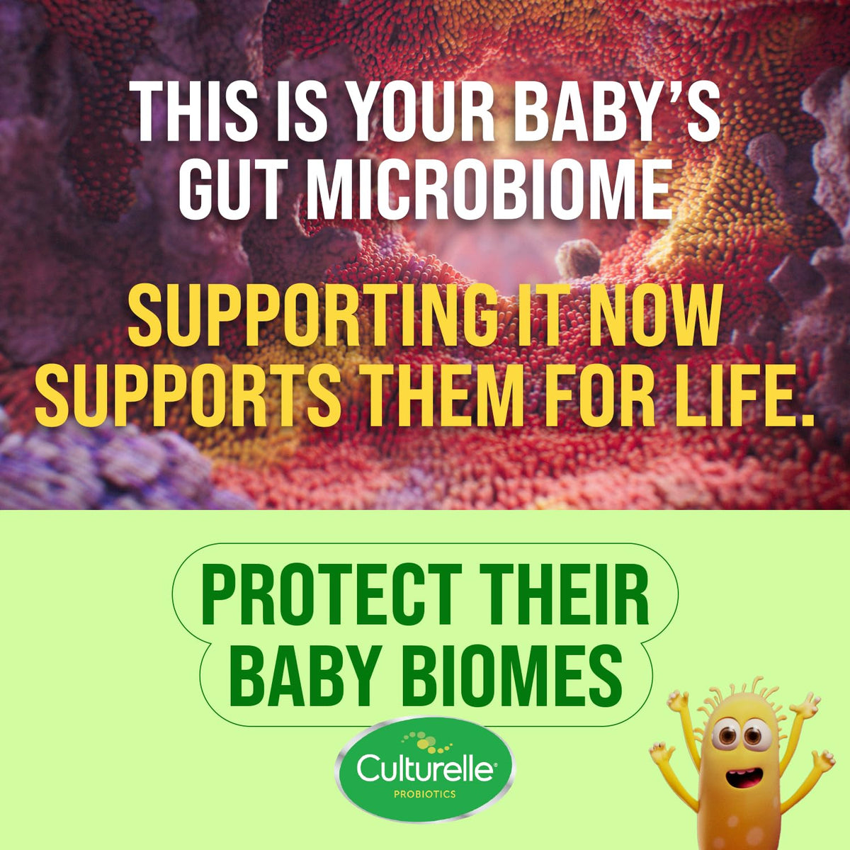 Culturelle Gummies Multivitamines + Probiotiques en main d'un enfant