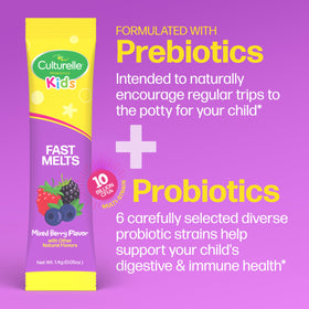 Culturelle Kids Probiotiques stick pack avec goût baie mixte