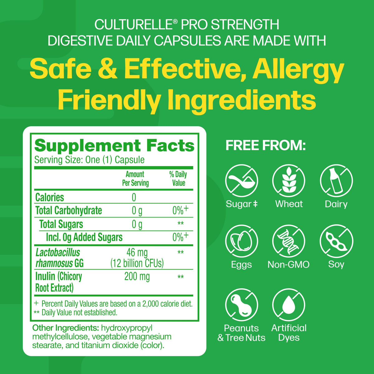 Culturelle Pro Strength Probiotiques emballage avec informations