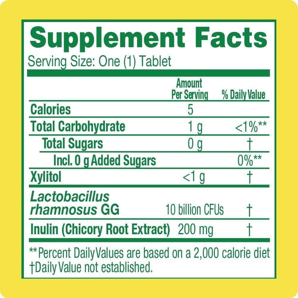 Culturelle Probiotique à Mâcher comprimés orange