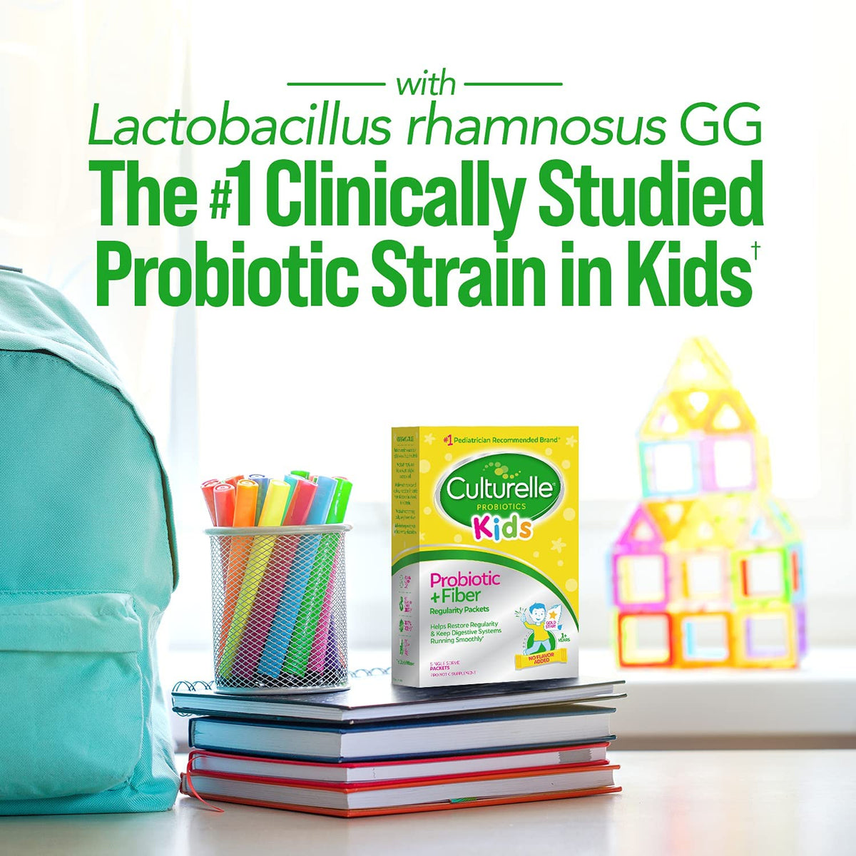 Culturelle Probiotique Enfants 60 sachets sans saveur, mélange dans un yaourt