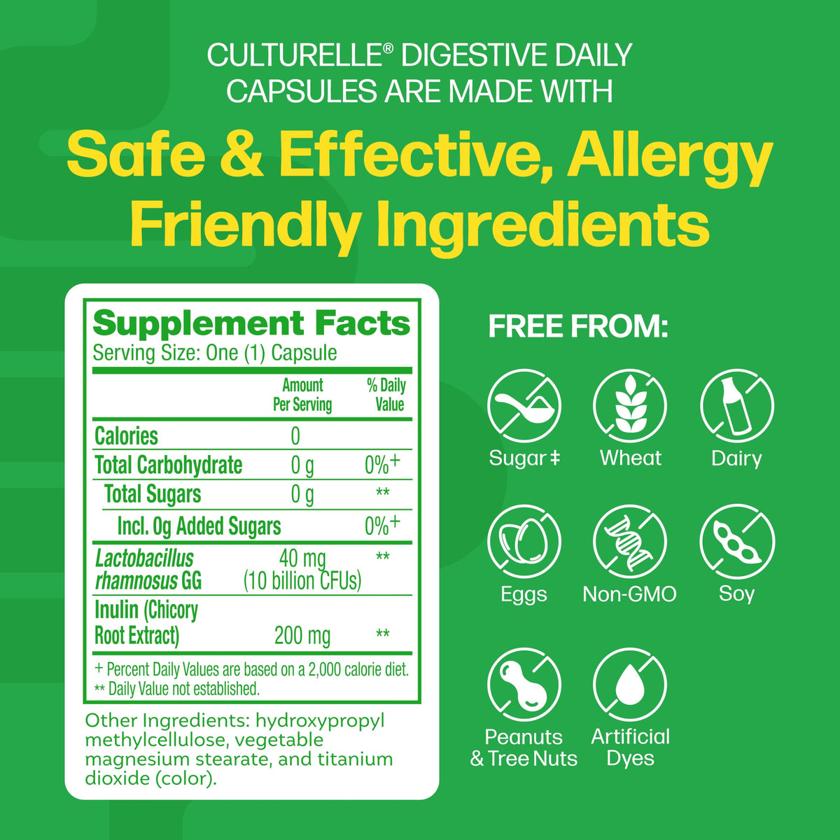 Culturelle Probiotique Quotidien emballage arrière