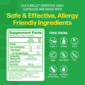 Culturelle Probiotique Quotidien emballage arrière