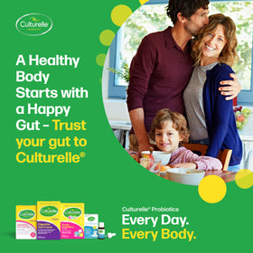 Culturelle Probiotique Quotidien sur fond blanc