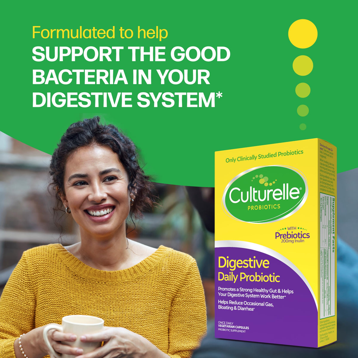 Culturelle Probiotique Quotidien vue latérale
