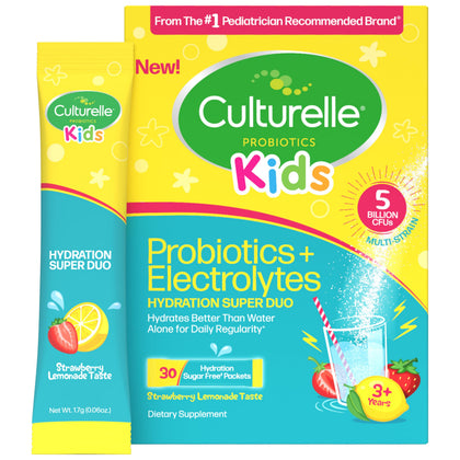 Culturelle Probiotiques Enfants 30 sachets saveur citron fraise vue de face