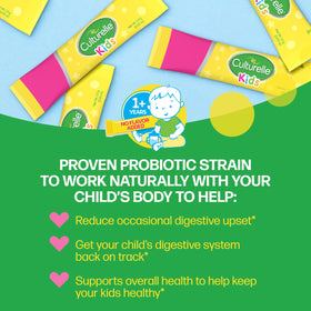 Culturelle Probiotiques Enfants en sachets sur une table