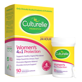 Culturelle Probiotiques Femmes 4-en-1 50 capsules vue de face
