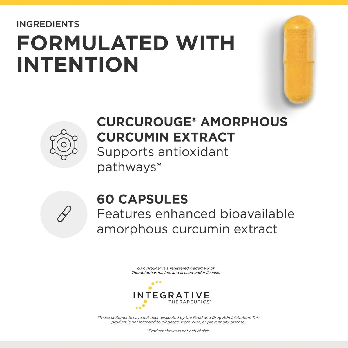 Curalieve d'Integrative Therapeutics sur fond blanc
