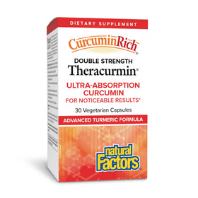 Curcuma Double Force Natural Factors 30 gélules végétales vue de face