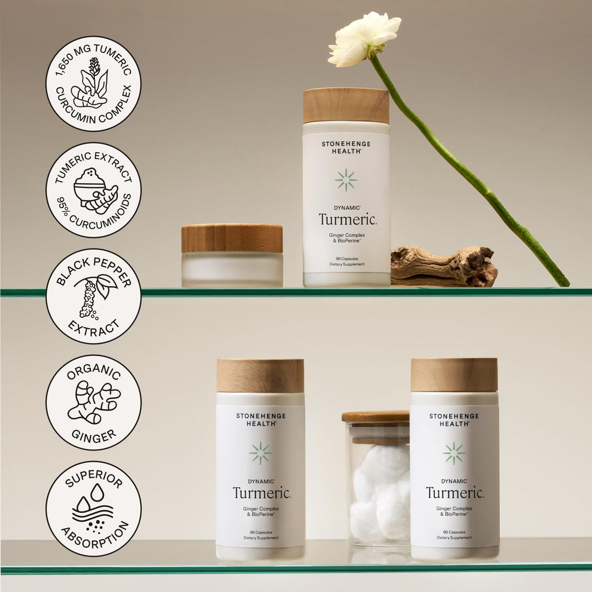 Curcuma Dynamique Stonehenge Health en mode de vie quotidien