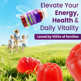Cure24 Gummies au sureau, affichage des gummies