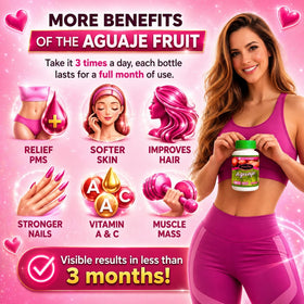 Curvy Fruit Aguaje Capsules avec d'autres compléments alimentaires