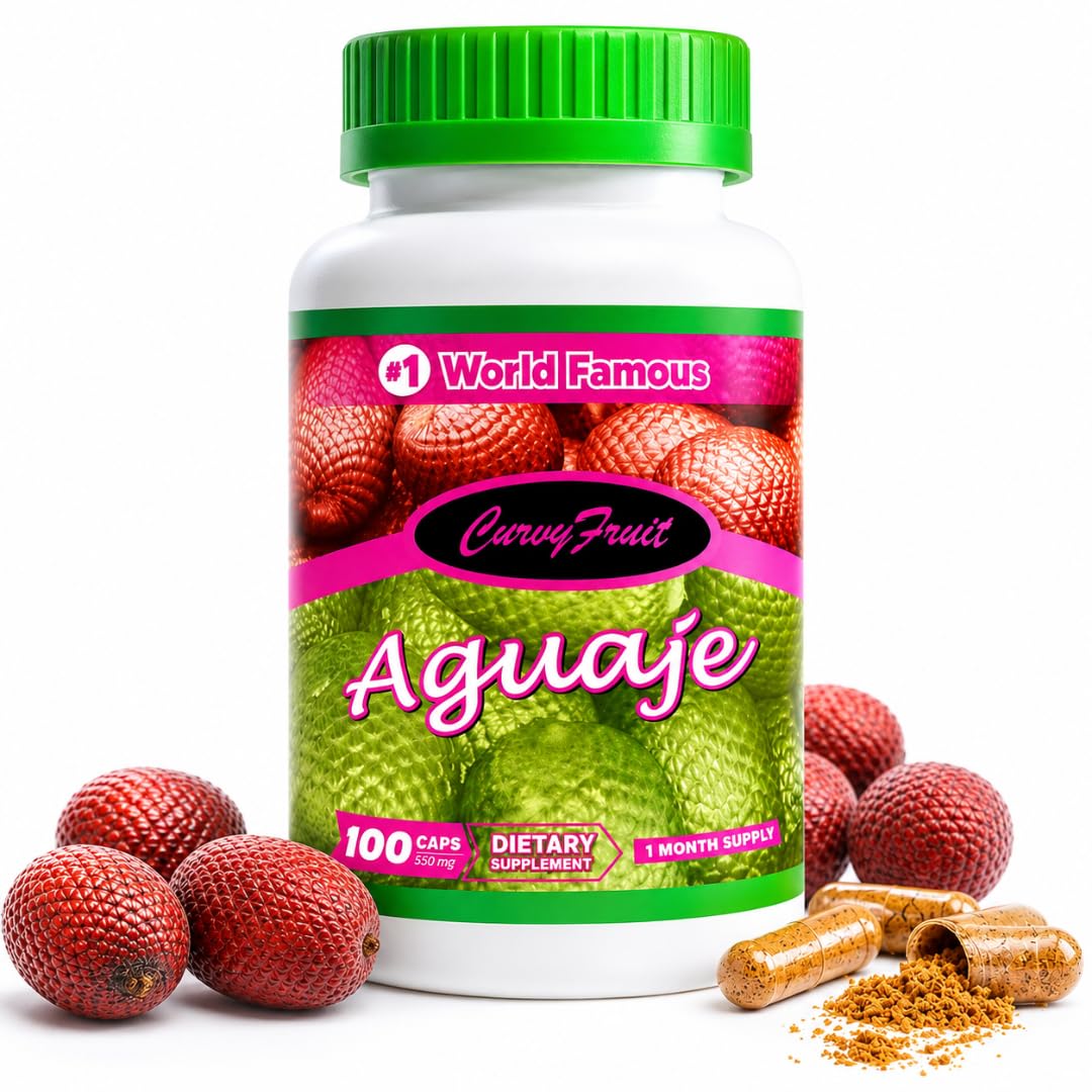 Curvy Fruit Aguaje Capsules boîte de 100 capsules vue de face