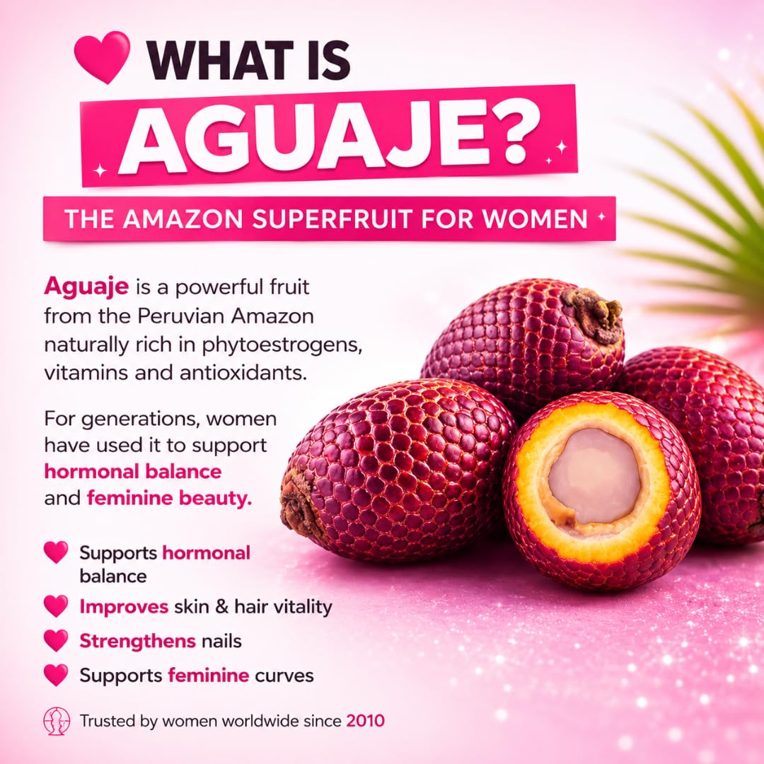 Curvy Fruit Aguaje Capsules étiquette avec ingrédients