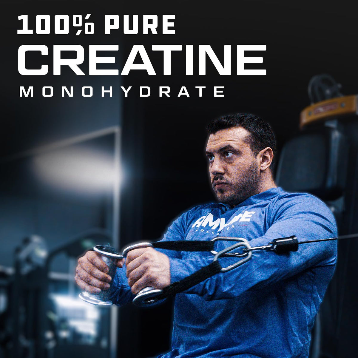 Cutler Nutrition Creatine Monohydrate 581g powder in a scoop