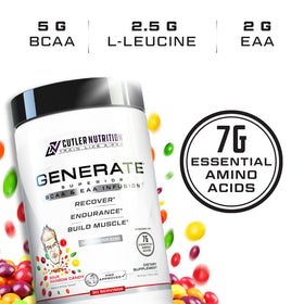 Cutler Nutrition Generate BCAA EAA Powder 30 Servings scoop